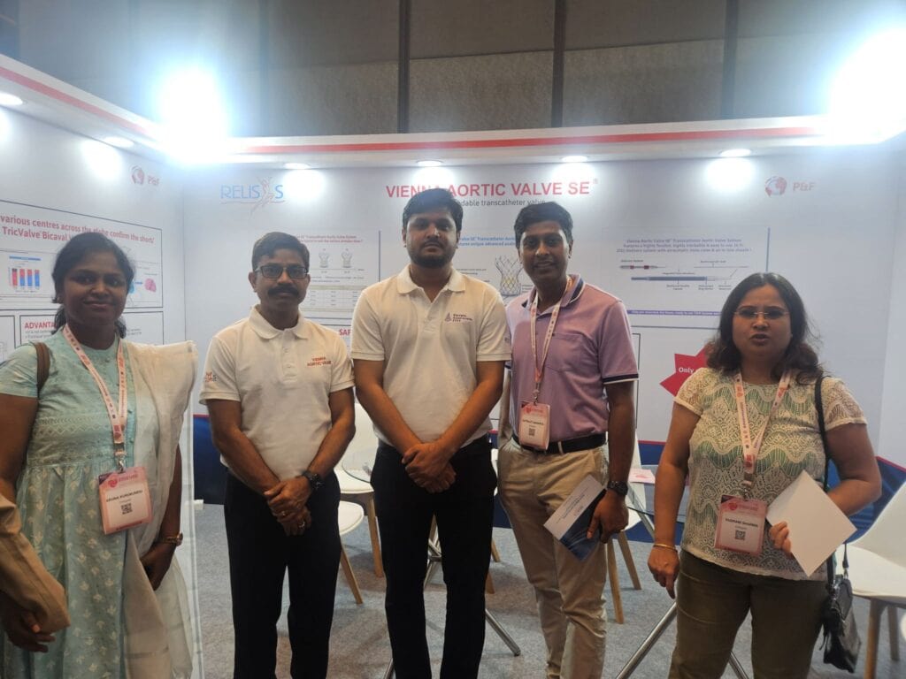 P&F team posing at the Structural Heart Summit Mumbai 2025