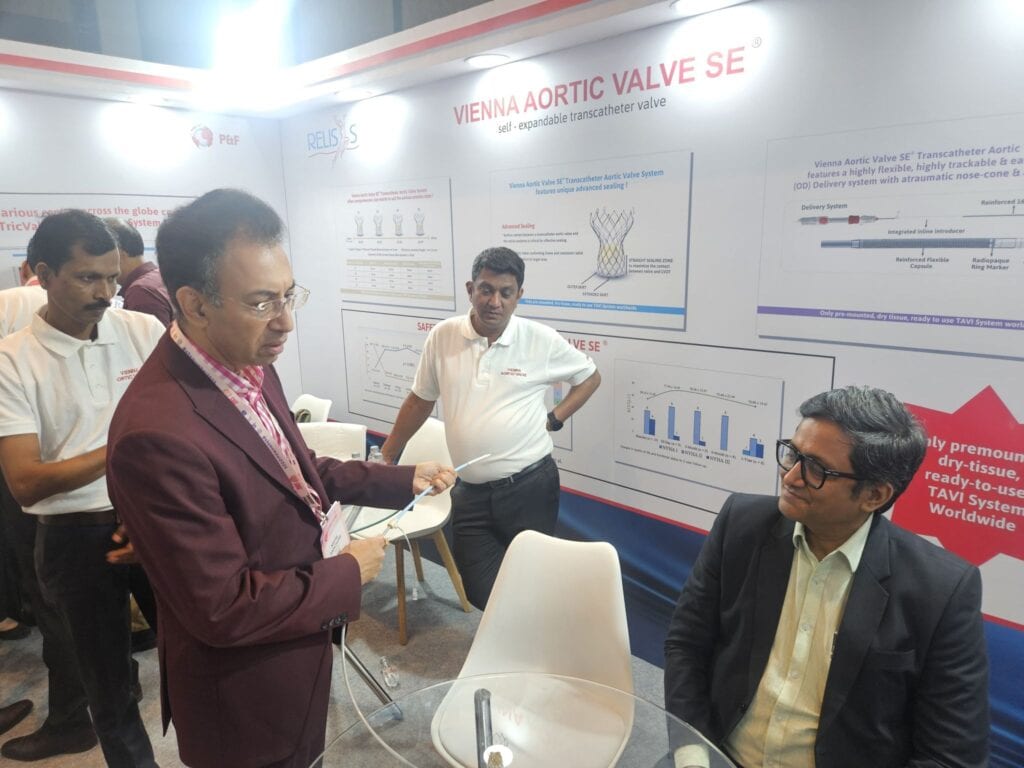 P&F product demonstration at the Structural Heart Summit Mumbai 2025