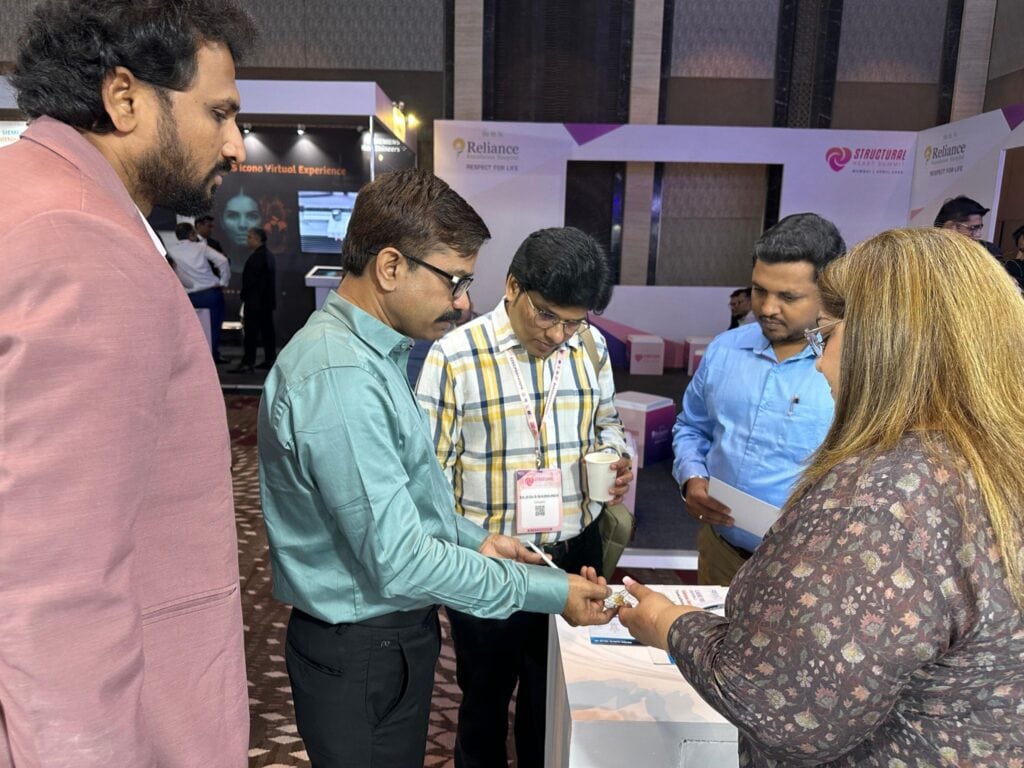 P&F product demonstration at the Structural Heart Summit Mumbai 2025